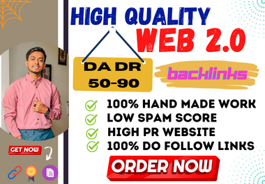 I will do 70 web 2.0 submission through high authority site fully manual method