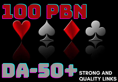 Build 100 powerful and quality PBN backlinks on DA 50 CASINO/POKER/UFABET