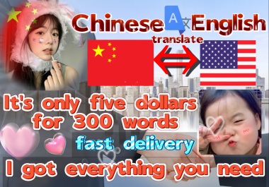 I can translate Chinese to English or English to Chinese