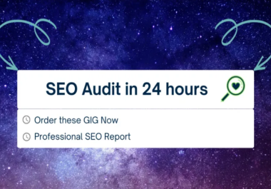 I will do SEO audit,  report,  and website evaluation