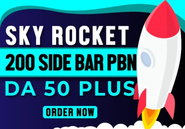 Get Your Website's Ranking with 200 High-Quality PBN Sidebar DA 50 Plus