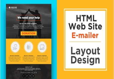 I will convert image/PSD Design/mailer into html for email Marketing