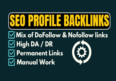 I will create DR 50 to DR 90 permanent seo dofollow backlinks