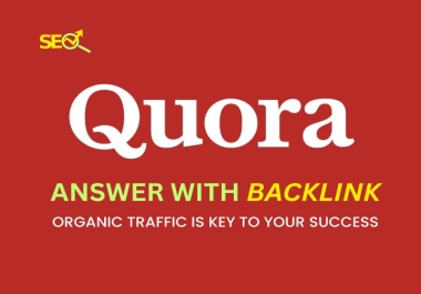 Promote Website & Get Traffic With 10 High Quality Quora Answers By Different Account Quora Answer