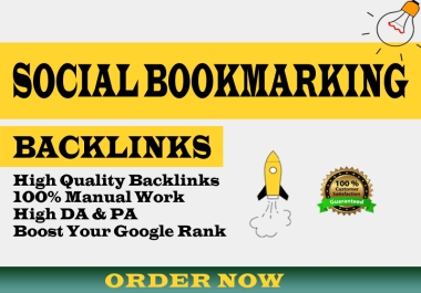 Social Bookmarking SEO Backlink. 55 High Quality Social Bookmark Backlinks