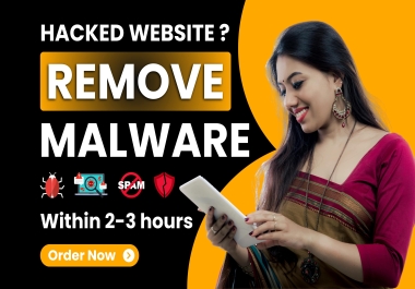 I will Remove Malware from hacked wordpress with wordfence security