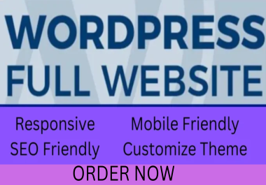 Build SEO friendly WordPress Website