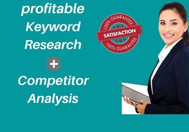 Complete keyword research & competitor analysis