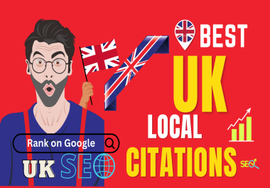I will do top 50 UK local citations for local SEO ranking