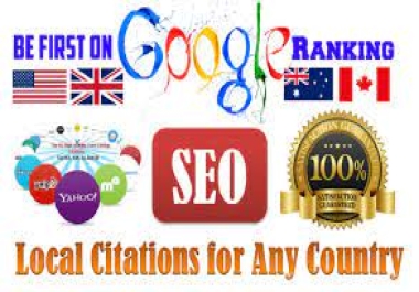I will do top All Country local citations 50