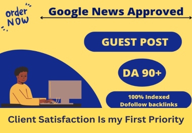 I will submit dofollow guest posts on DA 50 plus website with dofollow backlink