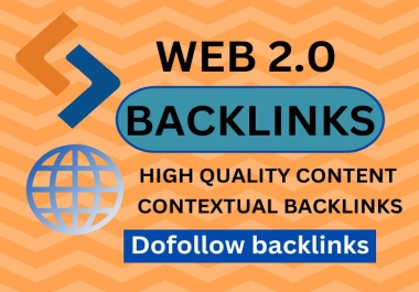 I will create 80 do follow web 2 0 backlinks to high da websites