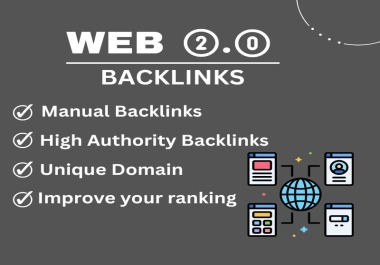 I will manually create 50 web 2.0 backlinks manually