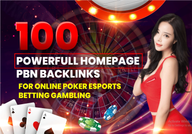 BOOST your casino site with 100 High PBN DR/DA 50 to 70 PREMIUM PRIVATE DOMAINS PBN Backlinks
