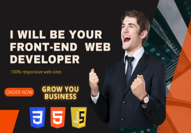 I will be your front-end web-developer HTML/CSS