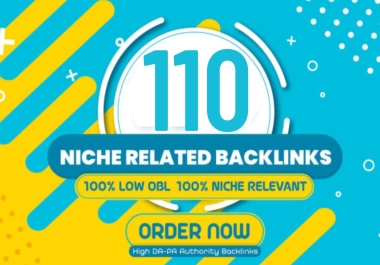 I will do 110 niche related blog comments high quality and low spam rate SEO backlinks