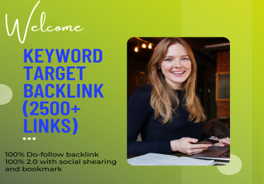 Keyword Target Backlink 2500+ Links