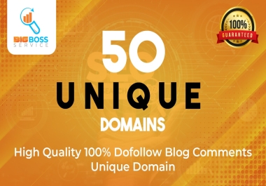 Top Quality 50 Dofollow White Hat Blog Comments bac-links off page SEO
