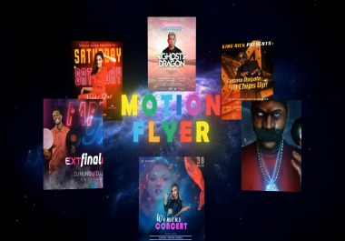 I will make advance Motion video and Flyer for You
