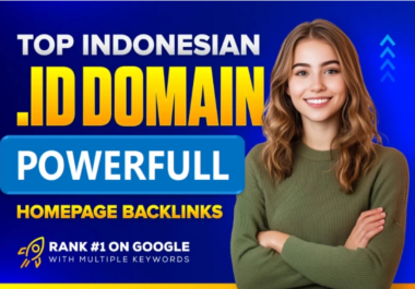 100 Premium Quality. ID Unique Domain Indonesian Dofollow PBN Backlinks - Top Permanent