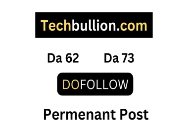 Guest Post On techbullion. com high traffice site DA62