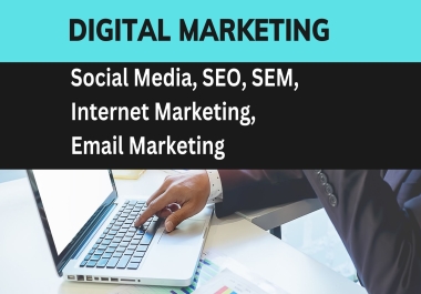 Digital marketing manager,  SEO and Social media