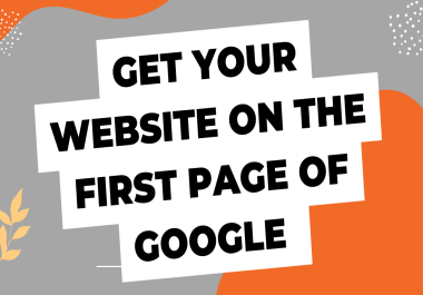 Get your website on the first page of Google with our proven SEO strategies