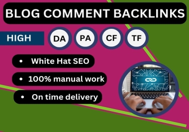 I will create manual 200 blog comment backlinks for google ranking