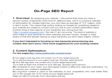 I am going to find and fix all SEO bugs