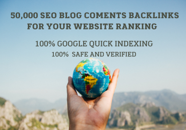 I will build 50,000 SEO blog coments backlinks for your website ranking