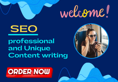 I will Create Professional SEO Content Writing