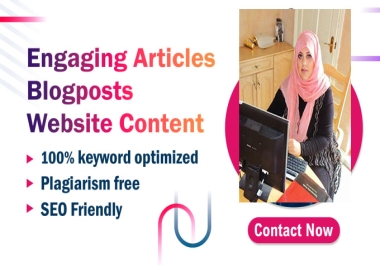 I Will be Your SEO Content Writer and High Quality Content For Blog Post