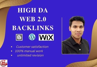 I will unique web 2.0 backlinks 20 backlinks