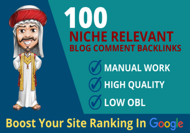100 niche relevant on high authority websites