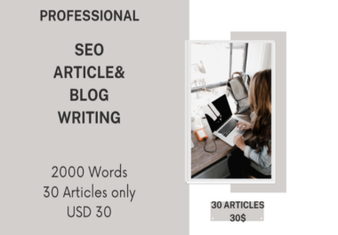 2000 words unique and manually written SEO optimized content