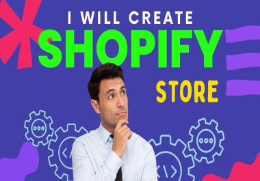 I will create, customize and design shopify store, website