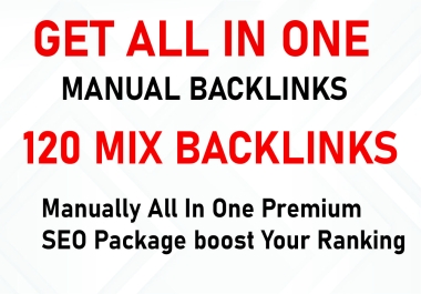 120 Manual All In One Premium SEO Package boost Your Ranking
