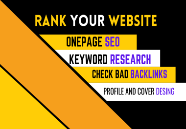 I will do on-page SEO and technical optimization of your WordPress website