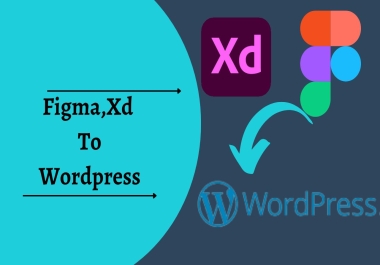 Professional Figma and XD to WordPress Conversion Service