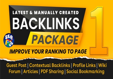 Latest Created Backlinks Package To Improve Your Ranking To Page 1