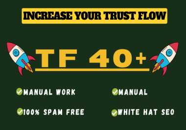 I will increase URL rate of majestic trust flow tf 30+