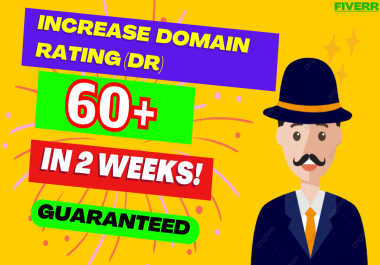 I will increase domain rating ahrefs DR using high quality dofollow seo backlinks