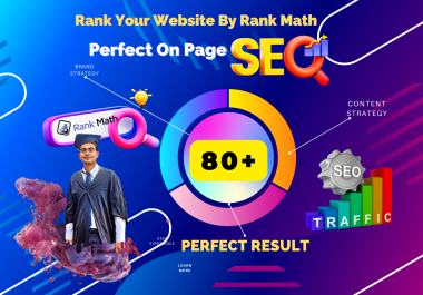 I will do perfect rank math SEO on page optimization for your website