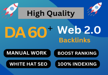 I will make High Authority Web 2.0 Backlinks Manually 60