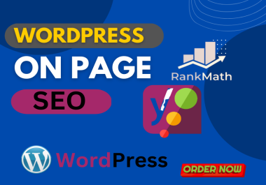 I will do WordPress On Page SEO Optimization for your Website using Yoast or rank math