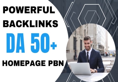 Get 50 high quality contextual seo pbn dofollow backlinks
