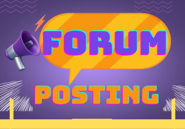 I will provide 80 forum posting SEO backlinks for google ranking
