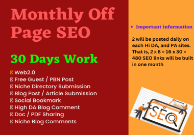 Google Top Ranking by 480 SEO link building strategy package with high quality backlinks