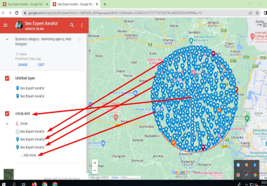 You will get 1000 live google maps citation for gmb local business ranking
