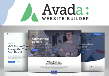 I Will Be Your Avada Theme Expert For Setup,  Customization And Design Website